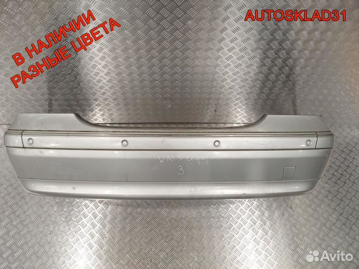 Бампер задний Mercedes Benz W203 Седан A2038851625