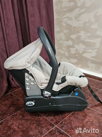 Автолюлька cam с базой для двойни