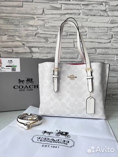 Сумка шопер мини Coach женская