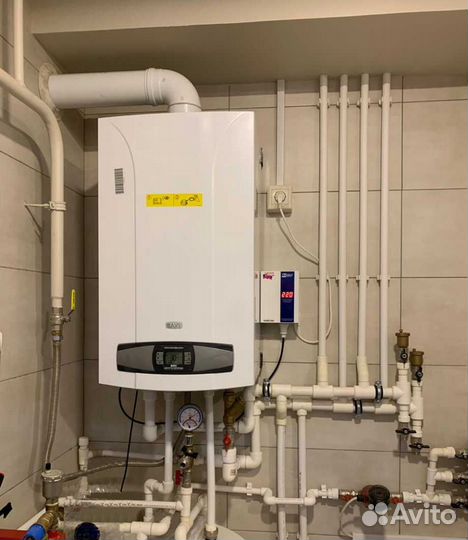 Монтаж, ремонт, обслуживание газовых котлов, колон