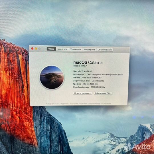 Mac Mini 2014 i7, 16GB, 1TB Fusion Drive,4K