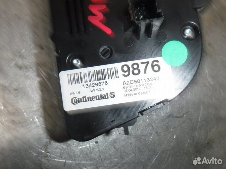 Блок управления отопителем Opel Mokka F18D4 2014