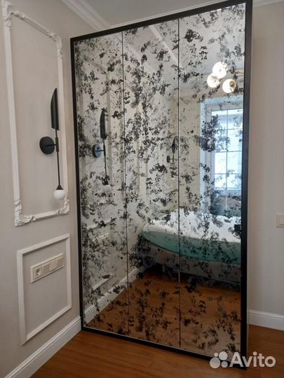 Зеркало состаренное 4 мм бронза