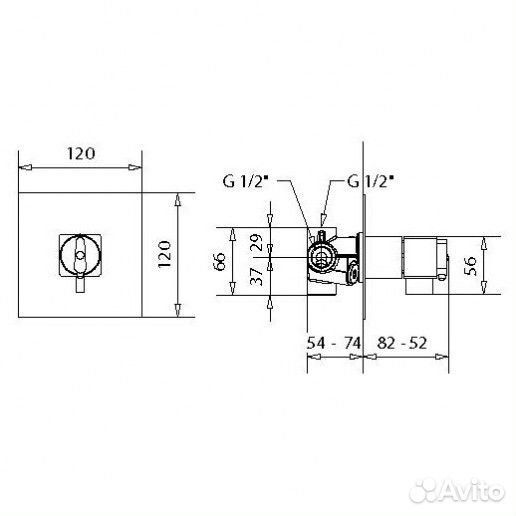 Смеситель для душа Migliore Kvant 25404 золото