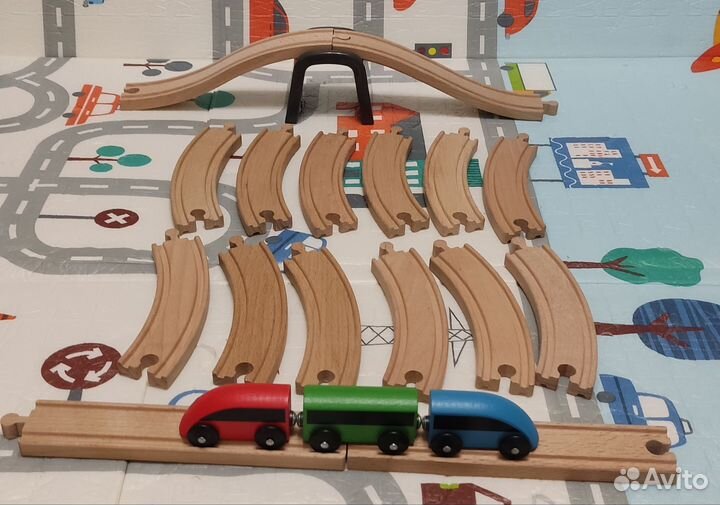 Деревянная железная дорога IKEA