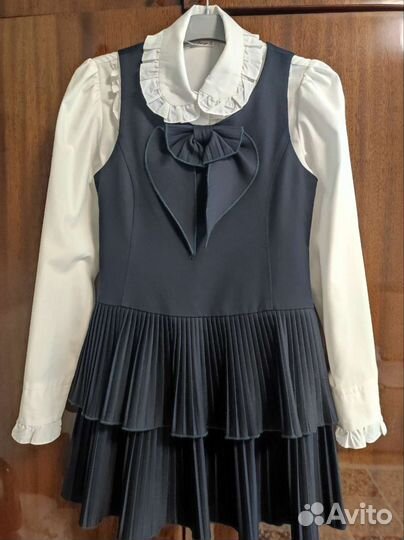 Школьная форма для девочки 122 128 синяя