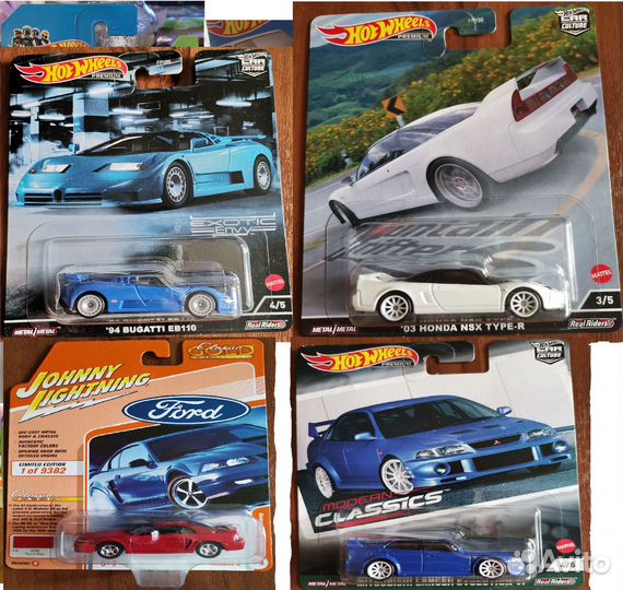 Hot Wheels Premium & Johnny Lightning (новые)