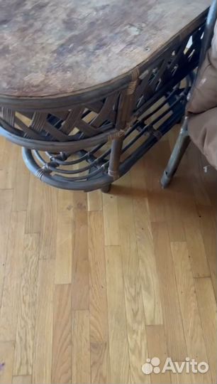 Плетеная мебель ротанговая для сада