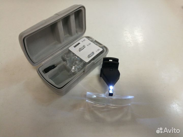 Лупа Стрекоза-1 на ваши очки прищепка