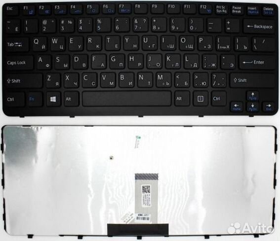 Клавиатура для ноутбука Sony SVE1411 с рамкой черн