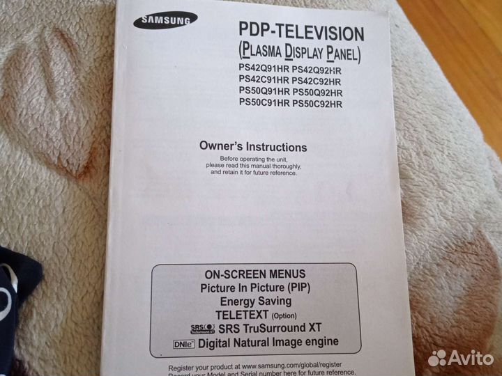 Телевизор samsung 106 см плазма