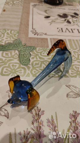 Собачка стеклянная СССР