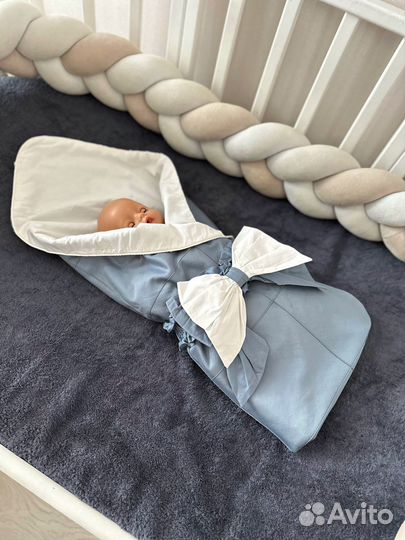 Конверт на выписку для мальчика летний