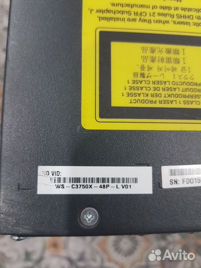 Коммутатор Cisco 3750 x 48 Poe