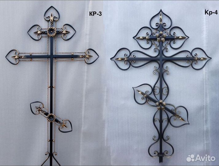 Кованый крест на могилу