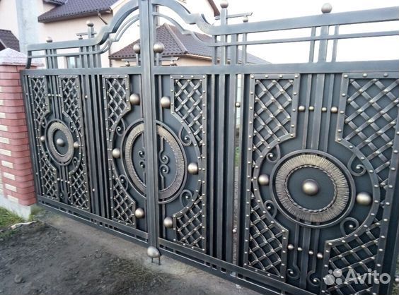 Ворота кованые