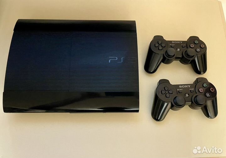 Sony PS3 Super Slim 500Gb + 90 игр