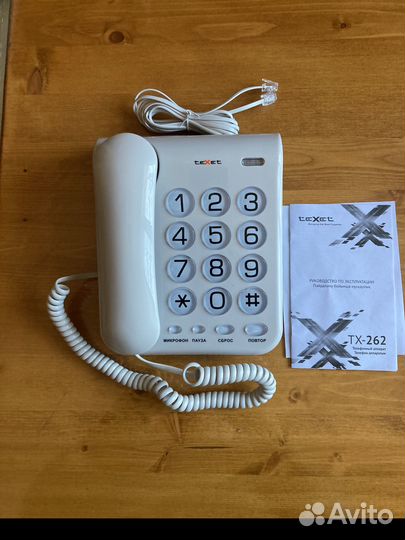 Телефон стационарный Тexet TX 262