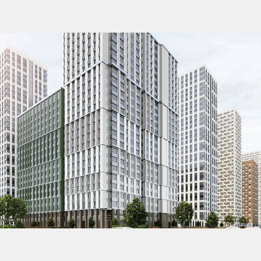 1-к. квартира, 35 м², 20/32 эт.