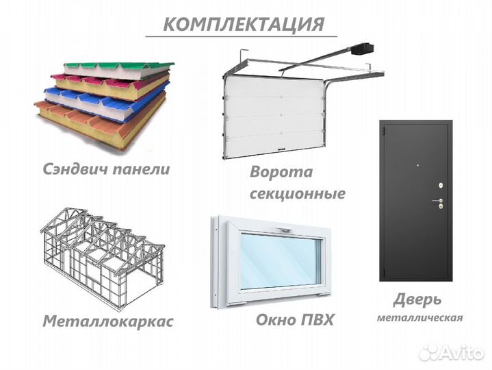 Тёплый ангар, склад гараж