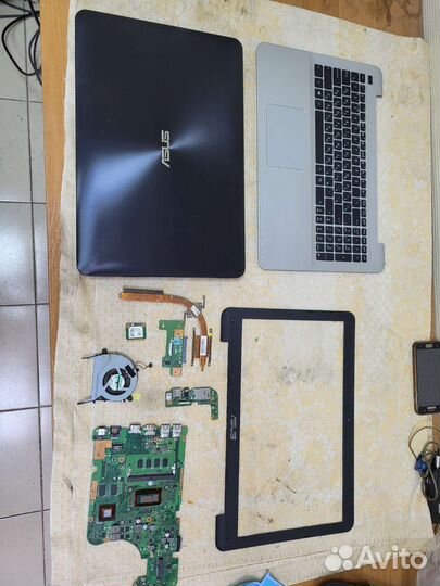 Asus X555DG (X555U) разбор на запчасти