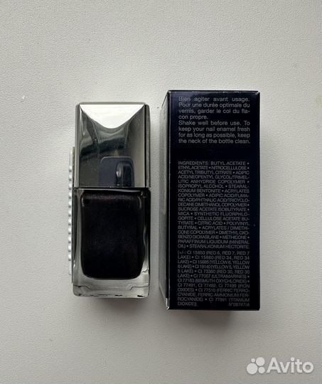 Dior лак для ногтей 808 night shock