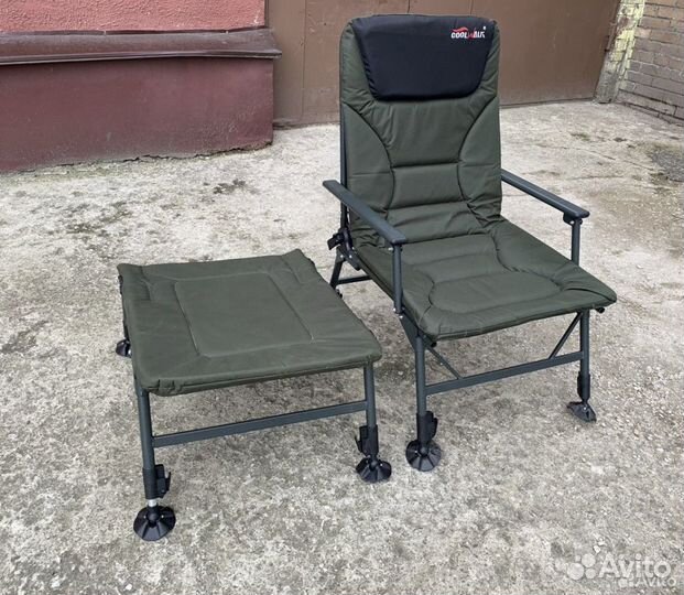 Кресло длЯ ловли карпа, плюс подножка для ног