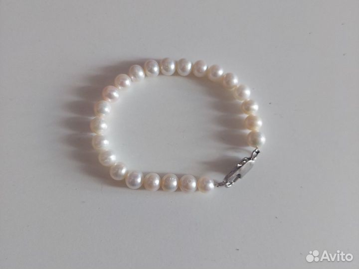 Браслет из натурального жемчуга