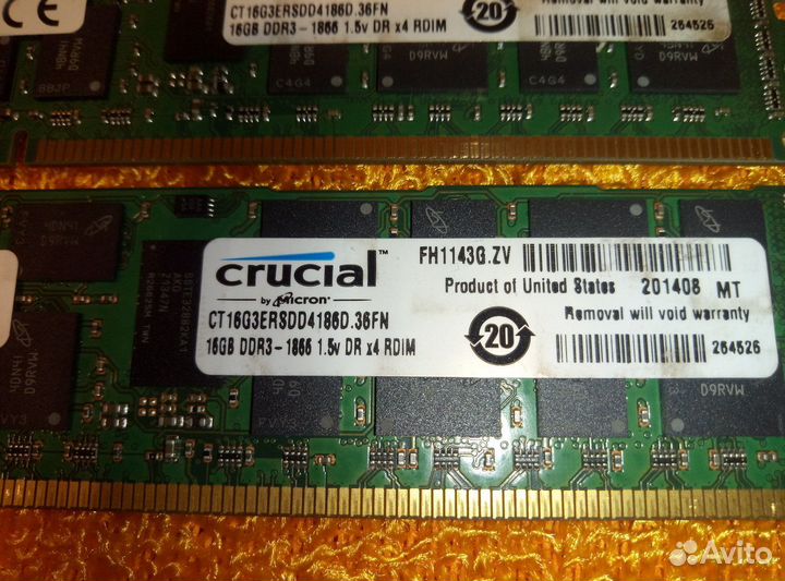 Crucial DDR3 32 GB 1866 MHz