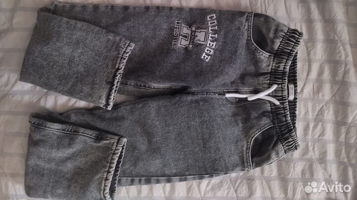 Джинсы утепленные 116