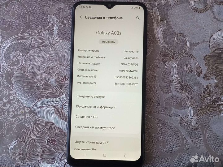 Samsung Galaxy A03s, 4/64 ГБ