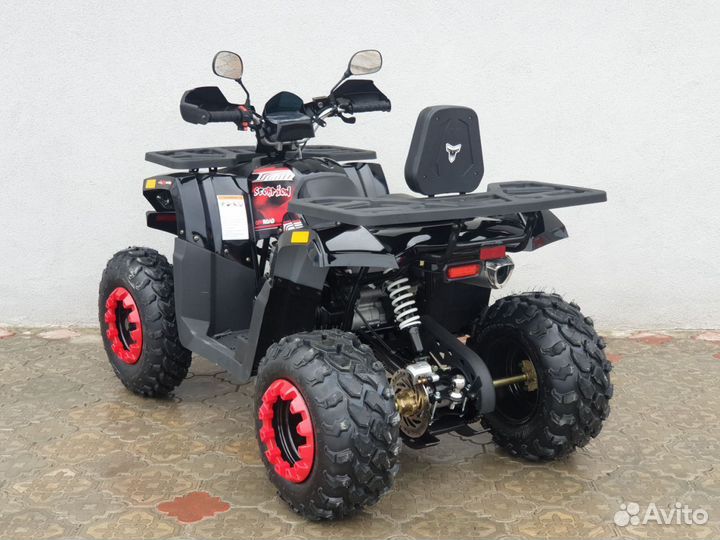 Квадроцикл Motoland Wild Track 200 LUX черн. красн