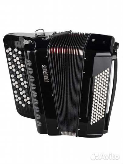JH5096-B Аккордеон кнопочный 70/96/7/2, черный, с