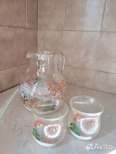 Чайный сервиз СССР рюмки стопки коньячный набор