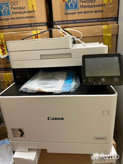 Лазерный цветной принтер мфу Canon C1127iF