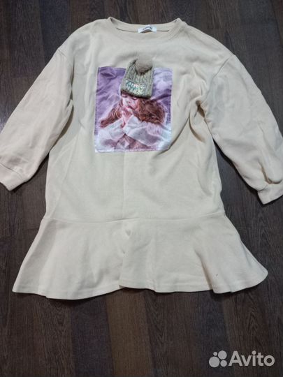 Платье туника теплое 42-44