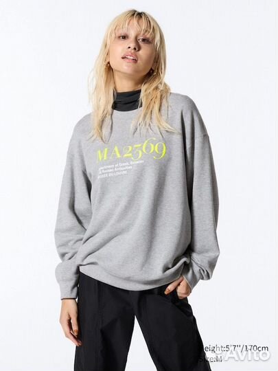 Свитшот louvre archive ut Uniqlo Рзм S(46) Новый с