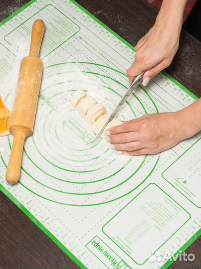 Большой силиконовый коврик 60х40см