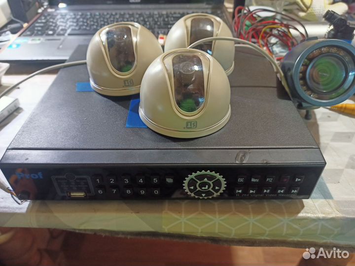 Комплект видеонаблюдения бу