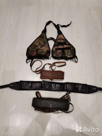 Сейф для ружья, патронташ, ремень (погон)