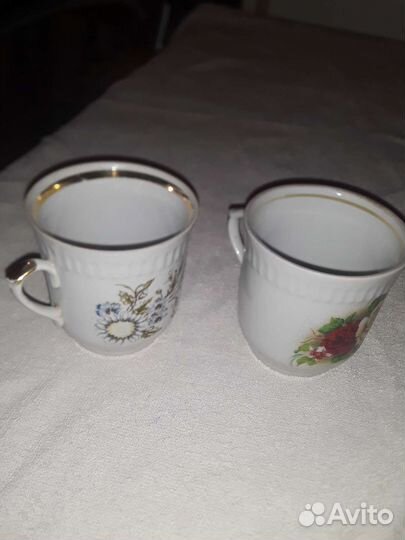 2 бокала с ручкой СССР Городницкий ф.з