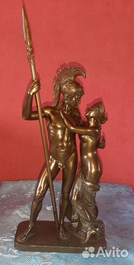 Статуэтка девушка с воином