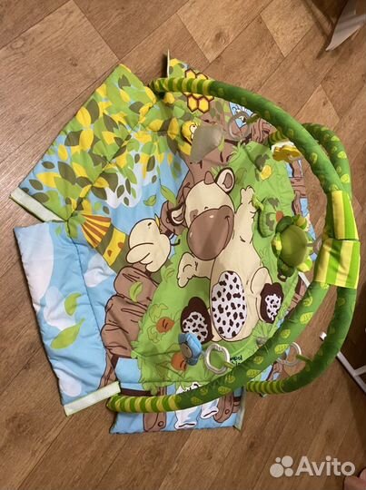 Развивающий коврик canpol babies с функцией манежа