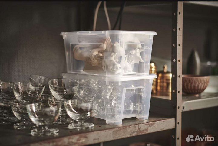 Контейнер с крышкой Samla IKEA 5L