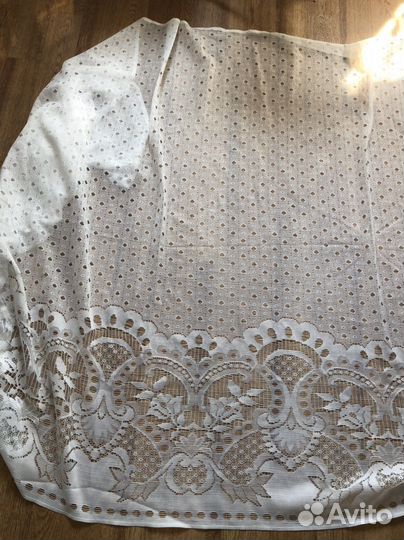 Отрез ткани и шторы СССР из сундука