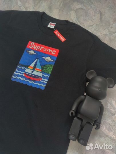 Футболки Supreme SS20 Week 8 Sailboat tee черная