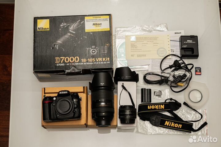 Фотоаппарат Nikon D7000 +18-300mm +50mm