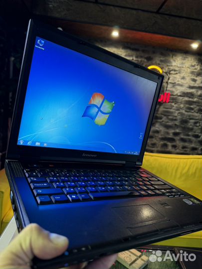 Офисный Lenovo 14.0 2ядра 2гб 160гб win7