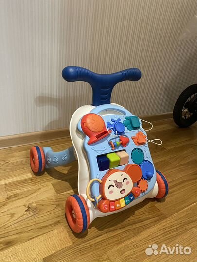 Каталка ходунки музыкальные 2 в 1