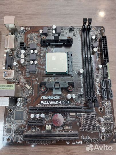 Материнская плата ASRock FM2A68M-DG3+